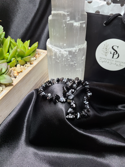 Snowflake Obsidian